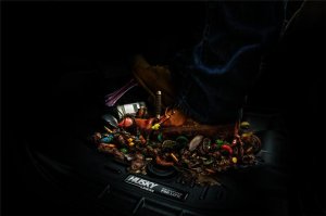 Cadillac Escalade Floor Liner - Rear (3rd Row) - Husky Liners - WeatherBeater - Black - `07-`13